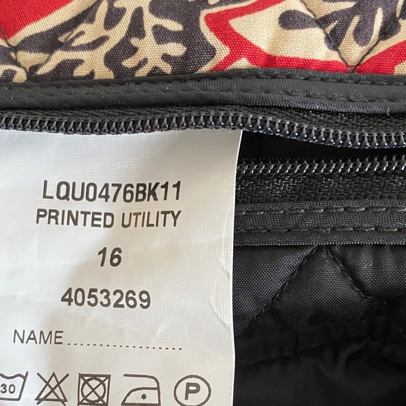 Barbour Morris & Co. Printed Black Quilted Utility Jacket with Liberty Fabric - Picture 12 of 13